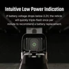 Olight Osight SE Red Dot Sight with Intuitive Low Power Indication, showing the reticle on target, for precision shooting.