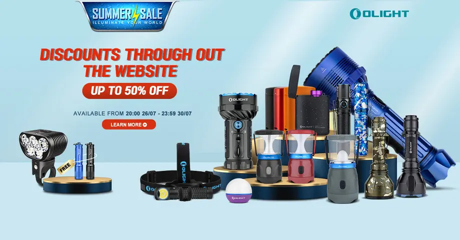 Olight First HUGE SUMMER SALE