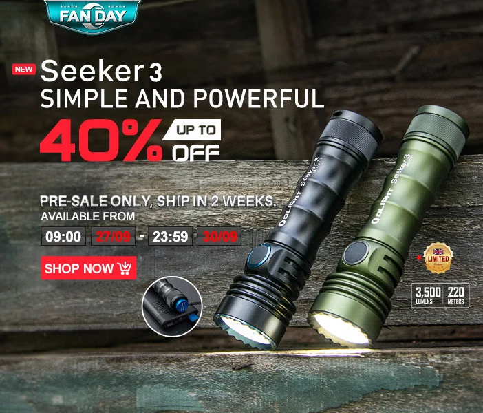 Seeker 3 Powerful 3500 Lumen Torch Surprise Reveal