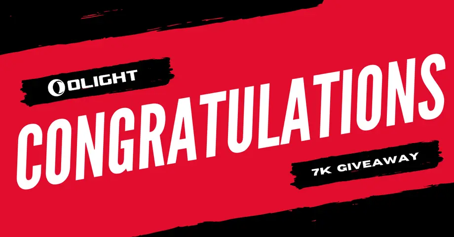 Congratulations | 7K Giveaway Winners Announcement