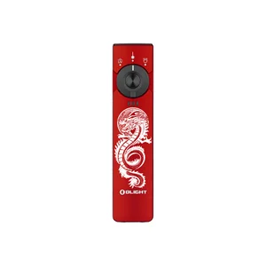 Olight Arkfeld Red Dragon flashlight, UV/laser pointer/LED, with white Chinese dragon engraving