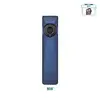 Olight Blue Arkfeld Ultra Front View with UV, Laser, and LED functions for everyday carry