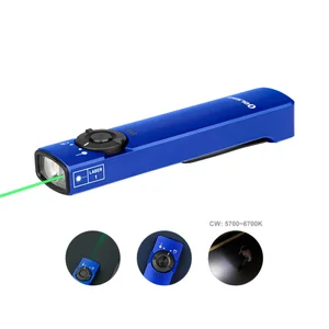 Arkfeld EDC Torch Light with Laser Pointer for Lectures Blue CW