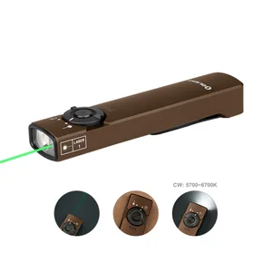 Arkfeld EDC Torch Light with Laser Pointer for Lectures Desert Tan CW