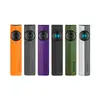 Olight Black ArkPro Protable EDC Light Top-Down View with Blue Rotary Knob and Light/UV Icons for Everyday Carry and Illumination