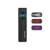 Olight Black ArkPro Multi-Light Flashlight Front View with White, Red, and UV Light Modes for Everyday Carry
