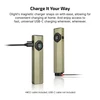 Olight Gold ArkPro Ultra EDC Flashlight demonstrating dual USB-C side charging and MCC magnetic base charging options