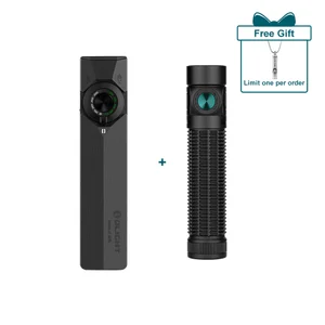 Olight Black ArkPro Lite and Baton 4 Pro Premium Edition Flashlights for everyday carry and tactical lighting needs