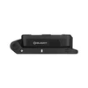 Olight Array 2S headlamp, black, folded, right view, portable, rechargeable, outdoor, hiking, camping, hands-free lighting