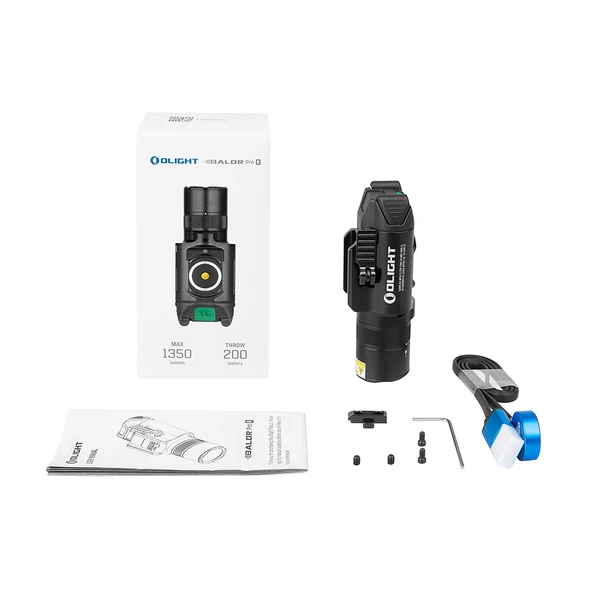 Olight Baldr Pro R Tactical Light with Green Laser - Olight UK