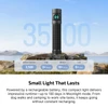 Olight Black Baton 4 Pro Premium Edition flashlight in an outdoor setting, showcasing its long battery life.