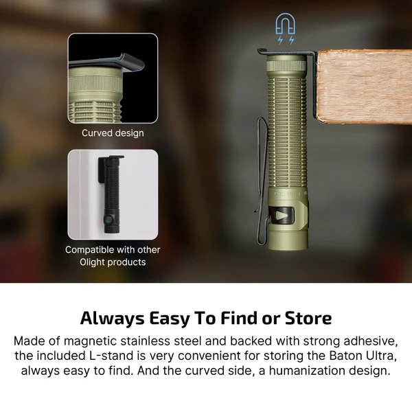 Baton 4 Pro Baton Ultra 1600 Lumen Compact EDC Torch USB-C Dual Sw