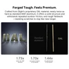 Olight Baton 4 Pro Premium Edition OAL material strength comparison for enhanced durability and scratch resistance.
