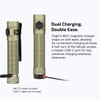 Olight OD Green Baton Ultra Dual Charging Flashlight with MCC and USB-C Charging for Everyday Carry
