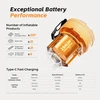 Exceptional battery performance, with 25-minute running time and Type-C fast charging capabilities.