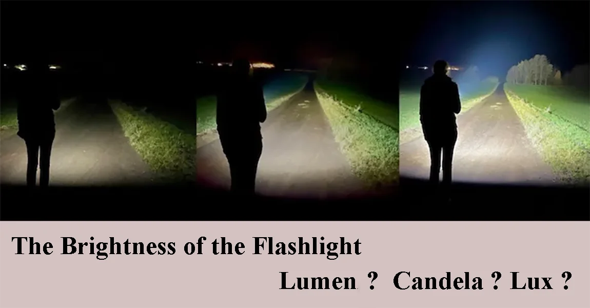 Several Units About the Brightness of the Torches:  Lumen, Candela and Lux