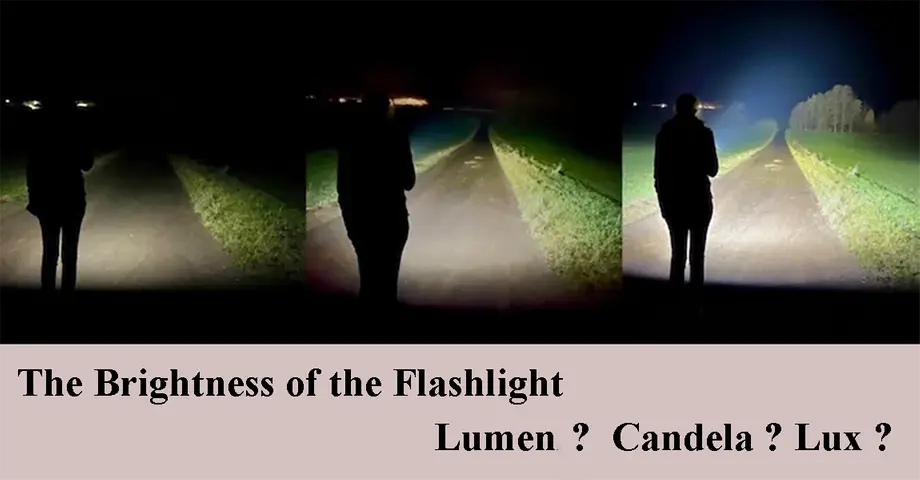Several Units About the Brightness of the Torches:  Lumen, Candela and Lux