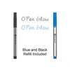 Olight O'Pen Glow blue and black refill included, featuring both ink colors