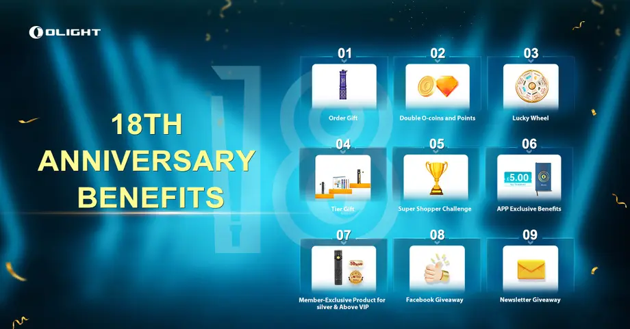 Your 18th Anniversary Shopping Guide—9 perks are live.