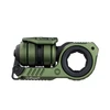 GoBiggeR green olive military style tactical EDC fidget spinner toy on white background
