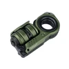 GoBiggeR green metal EDC fidget toy featuring a modular slider and rotatable ring design on a white background