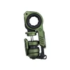 GoBigger green mechanical fidget toy with a rotating ring and metal shock absorber piston design on a white background