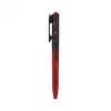 Olight Red and Black Open 3 Ballpoint Penlight featuring Drip Pattern and Pocket Clip for Everyday Carry and Writing