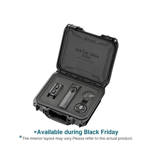 Olight ArkTac Ultra Premium tactical flashlight kit in a heavy duty protective carry case