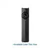 Olight black flat EDC flashlight with selector dial and battery indicator on white background