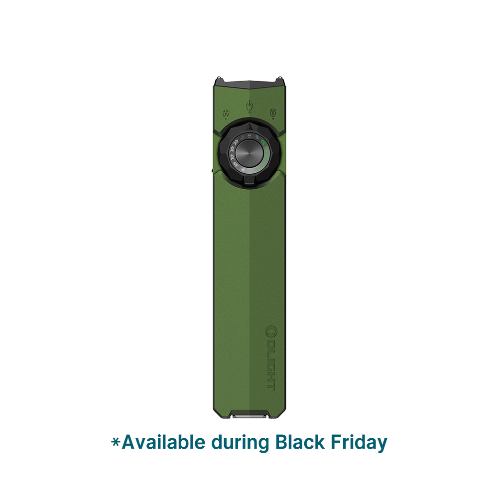 ArkTac All-in-One Flat Tactical torch with UV Light, Floodlight, Red Light & Spotlight