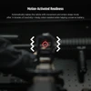 Motion-activated red dot sight reticle wakes with movement and features sleep mode to conserve battery.