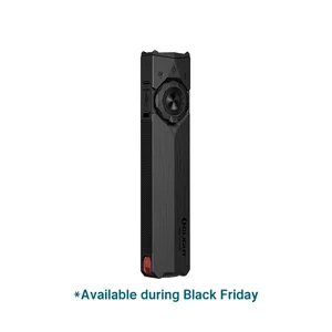 Olight sleek black rectangular EDC flashlight with dial switch and textured grip for Black Friday sale