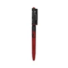 Olight Red and Black Open 3 Bolt Action Pen with Pocket Clip and Textured Grip for EDC Writing and Tactical Use