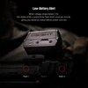 Olight Osight red dot sight showing low-battery alert feature with three-flash reticle warning indicators