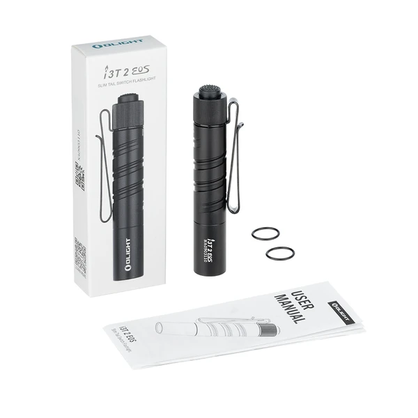 I3T 2 EOS Small EDC Torch 300lm Dual Fuel AAA Pocket Flashlight