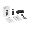 Olight Black Perun 3 Mini Right-Angle Headlamp with Charging Cable Headband and Box Packaging for EDC and Outdoor Gear