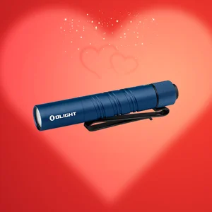 Olight Blue I3T 2 Flashlight with Pocket Clip for Everyday Carry and Emergency Lighting