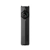 Olight Arkfeld Pro flat flashlight in black featuring a central selector dial and laser indicator on a white background
