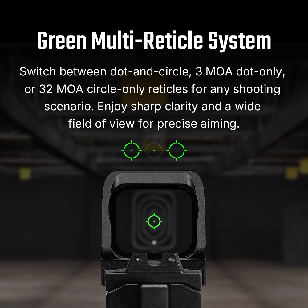 Osight X 3 MOA Dot & 32 MOA Circle with OAL Material - Olight UK