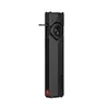Olight black flat EDC flashlight with a rotary selector switch and a textured grip on a white background