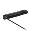 Olight flat tactical flashlight charging with MCC magnetic USB cable on white background