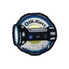 Olight Marauder Mini 2 flashlight PVC rubber morale patch, black blue green yellow, circular tactical gear insignia