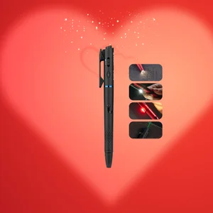 Olight Black Open 3 Penlight with Laser and UV light for everyday carry and utility tasks