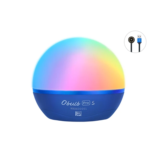Obulb Pro S Smart Light (With MCC1A Charging Cable) front view