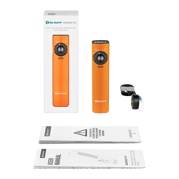 Arkfeld UV Light LED Torch Rechargeable- Olight UK