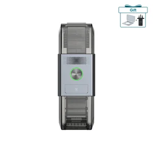 Olight Gray Ostation X AA and AAA Smart Battery Charger Front View with LED Indicator and Gift Wall Mount Bracket