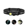 Perun 2 Mini Headtorch Black front view