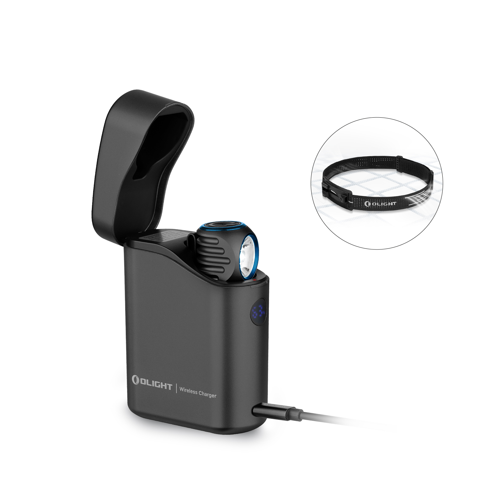 Olight Perun 3 Mini Head Torch With Red And White Light