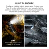 Olight Black Perun 3 Mini Flashlight IPX8 Waterproof and 1.5m Drop Resistant Durable EDC Light for Outdoor Survival