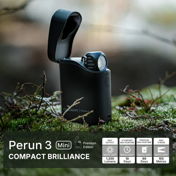 Olight Perun 3 Mini: Head Torch with Red/White Light - Olight UK